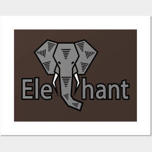 Elephant Creative design Posters and Art